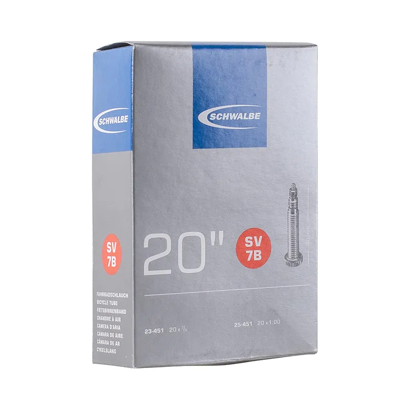 Chambre A Air Vélo 20 X 0.90 - 1.00 Schwalbe Valve Presta (23-25-451) (Sv7B)