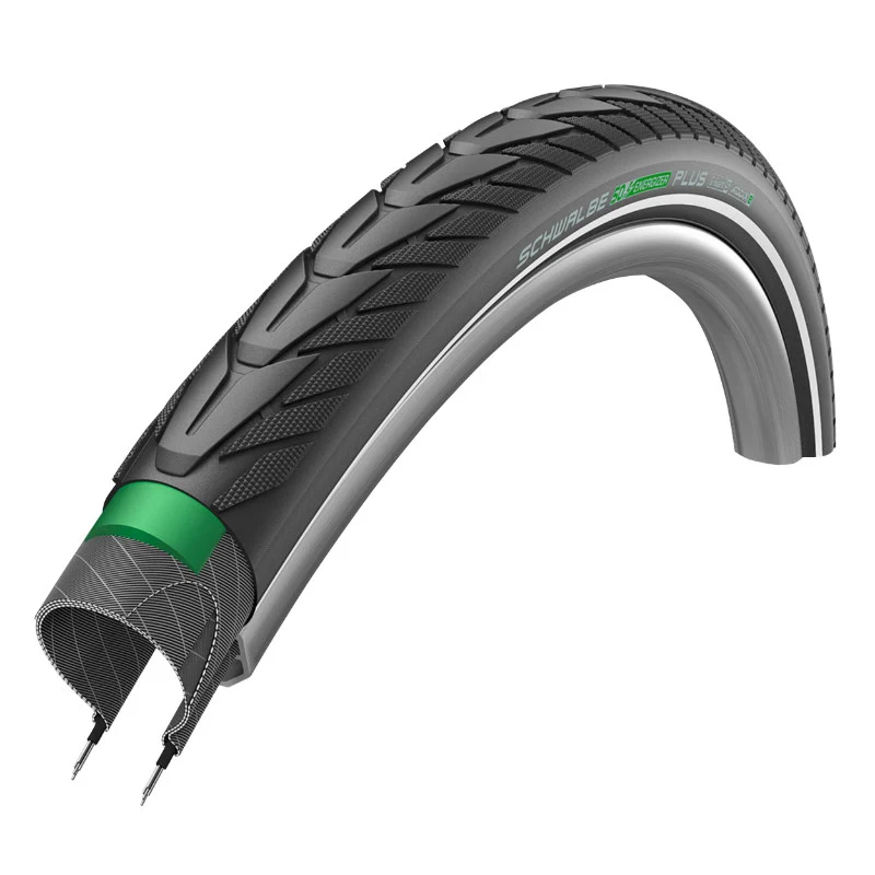Pneu VTC - VAE Urbain 700 X 38 (29 X 1,50) Schwalbe Energizer Plus Noir Tr (40-622) Renfort Flanc Reflex Homologué VAE E50