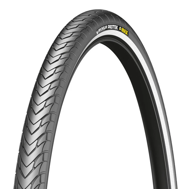 Pneu City 20 X 1.50 Michelin Protek Max Renfort 5 mm Noir Tr (37-406) Usage Intensif Flanc Reflex Compatible VAE (Offre Spéciale)