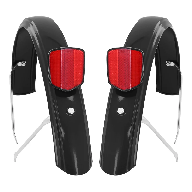 Garde Boue Noir Arrière Pour Tricycle 125803 24" (Vendu A La Paire)