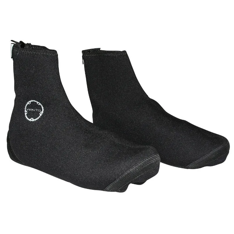 Couvre Chaussure Hiver Route Neoprene Noir 40-41 (Zip + Velcro) (Paire)