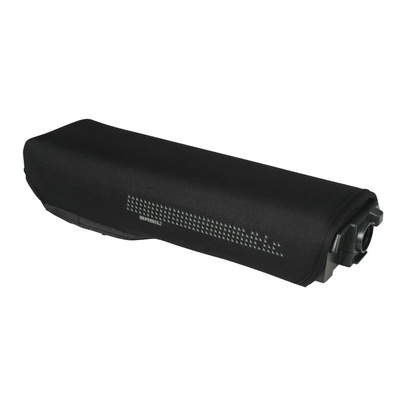 Housse Protection De Batterie Arrière Basil Miles Neoprene Noir Waterproof Compatible VAE-E-Bike (L32 X L9 X H5 cm)