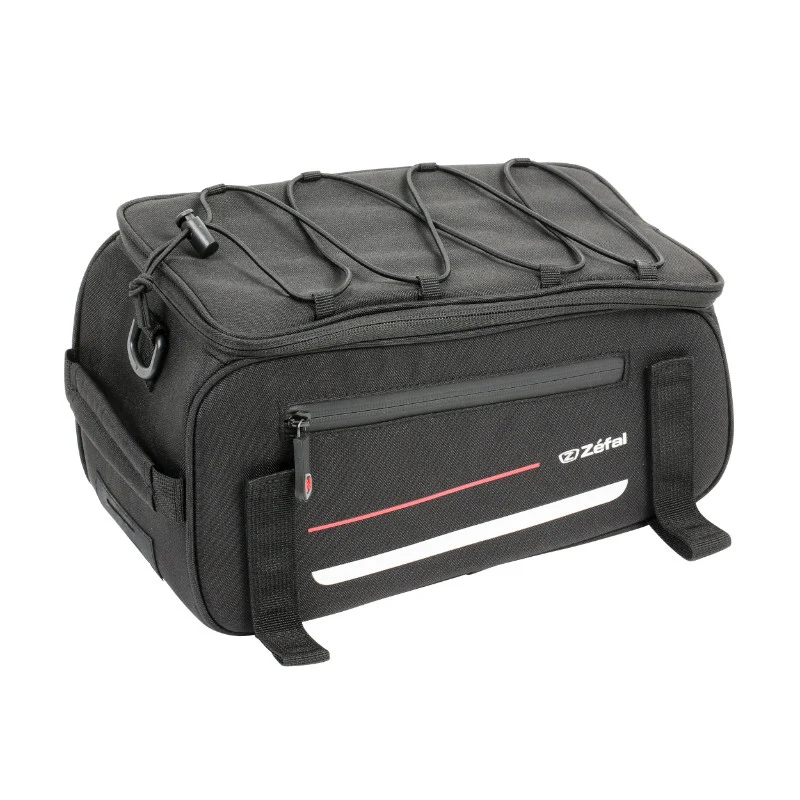Sacoche Arrière Vélo Trunkbag Zefal Z Traveler 40 Sur Porte Bagage Universel 9L Polyester Waterproof Noir (31X18X14 cm)
