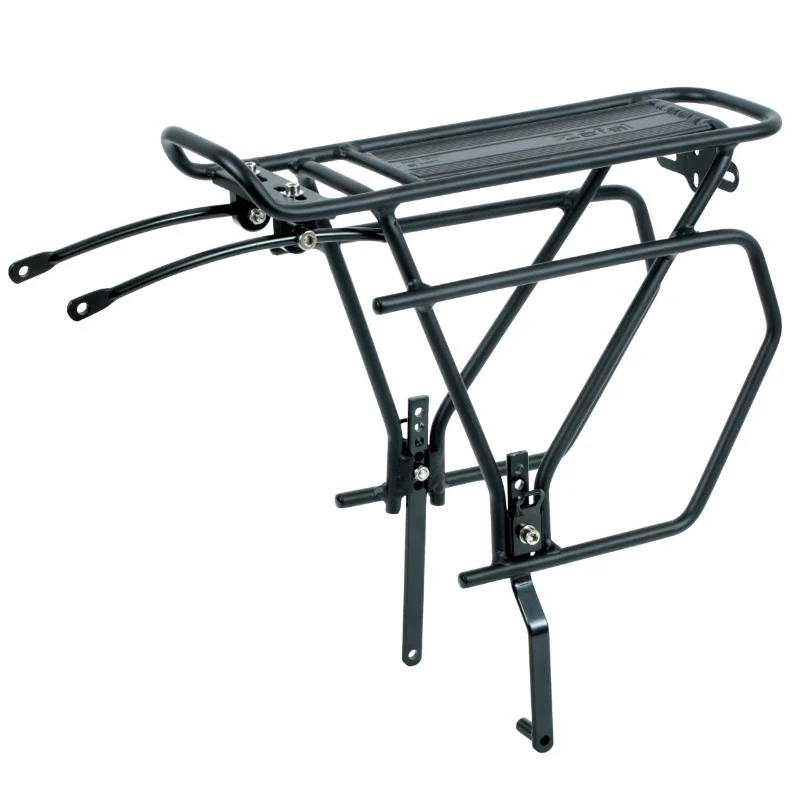 Porte Bagage Vélo Arrière A Tringles Zefal Raider R70 Alu Noir Réglable 26"-27,5"-28"-29" (27Kg Maxi) -Compatible Freins Disque