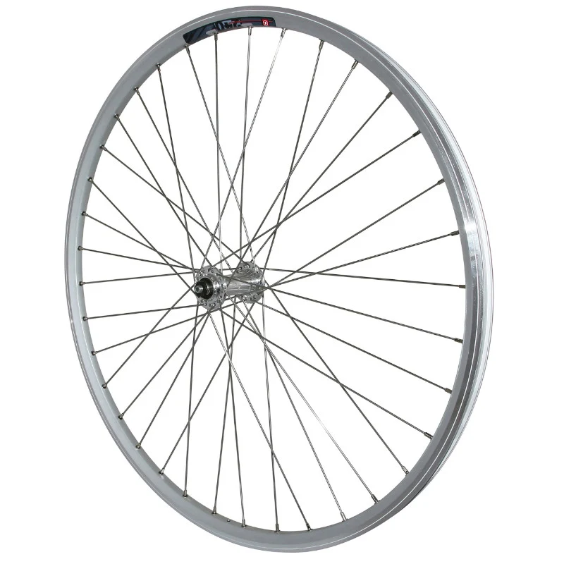 Roue VTC Patin Blocage 700 X 35 - 28" M260 Avant Renforcé Moyeu Miche Magnum Argent Spécial Loueur Jante 19C 36 Rayons INOX -Poids Max 130 Kg-
