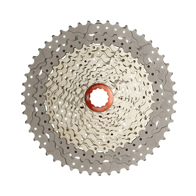 Cassette 12V. Sunrace Mz90 11-50 VTT Compatible Shimano Metallic Argent (Livre En Boite) (11-13-15-17-19-21-24-28-32-36-42-50)
