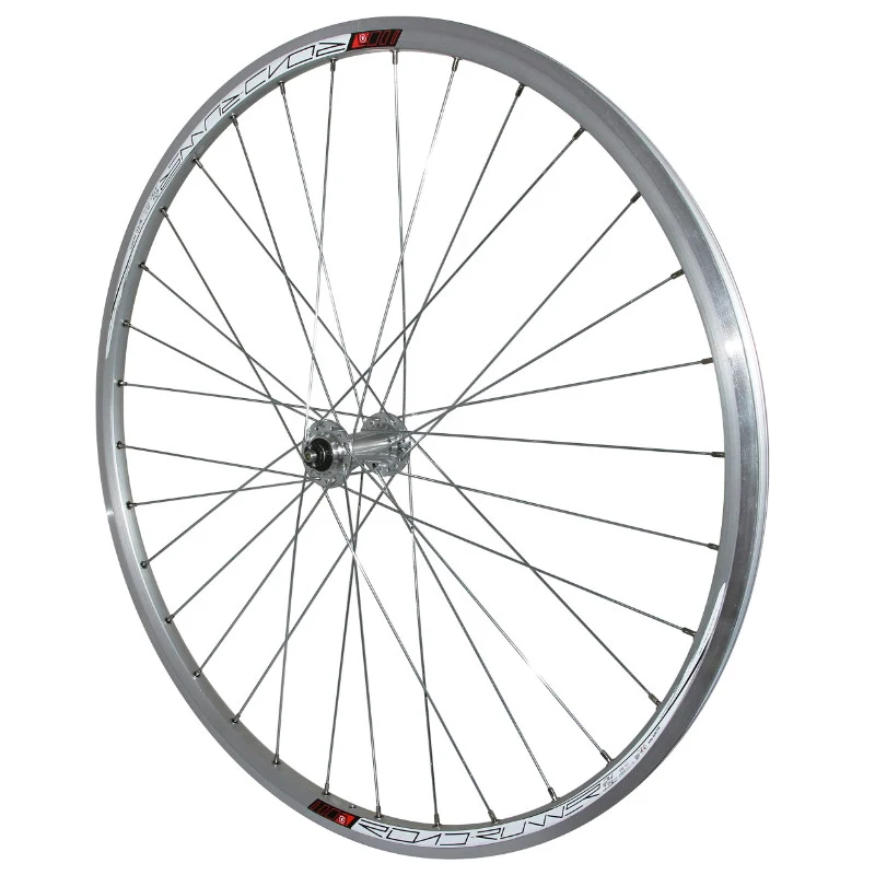Roue Route Patin Blocage 700 Road Runner Avant Argent Moyeu Velox 32 Rayons Galva Jante 15C