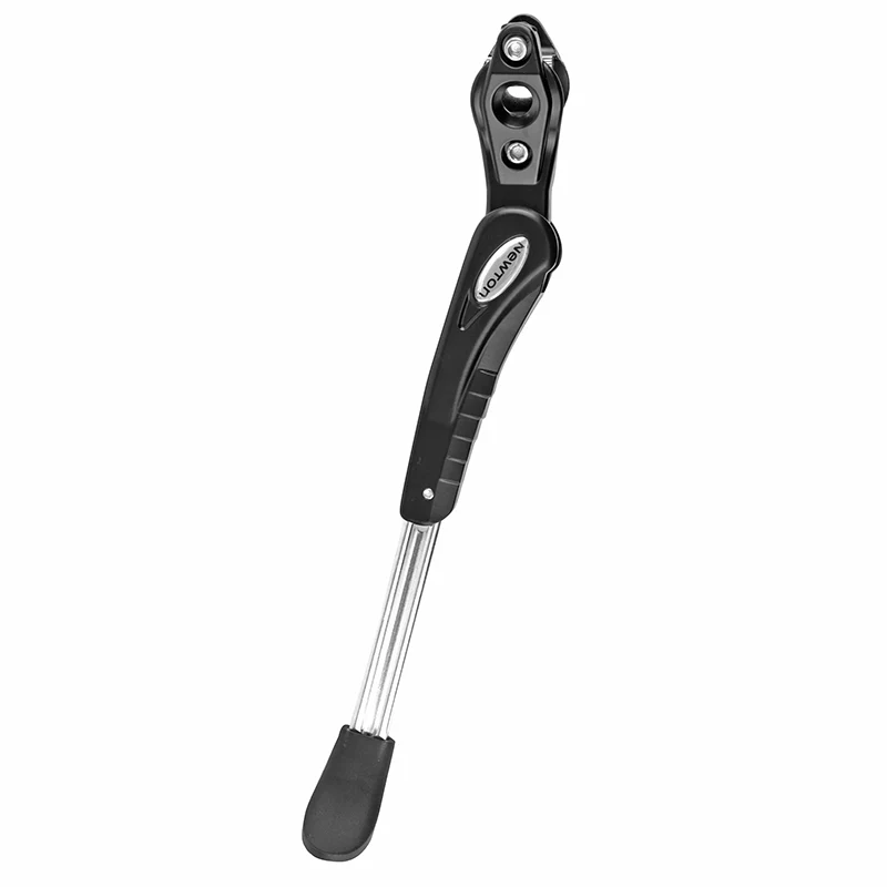 Béquille Vélo Laterale Arrière Newton 24-28'' Réglable Fixation Base Par 1-2 Collier