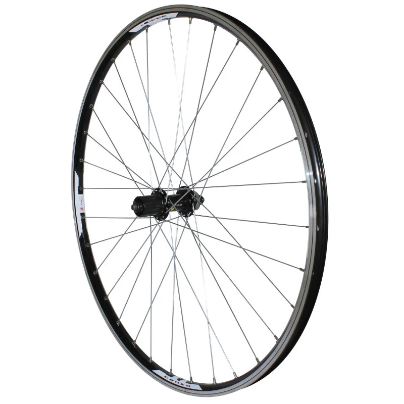 Roue VTT Disque - Patin Blocage 29" M670 Arrière Noir Renforcé Moyeu Shimano Acera Qc400 Centerlock Cassette 11-10-9V Jante 19C 32 Rayons