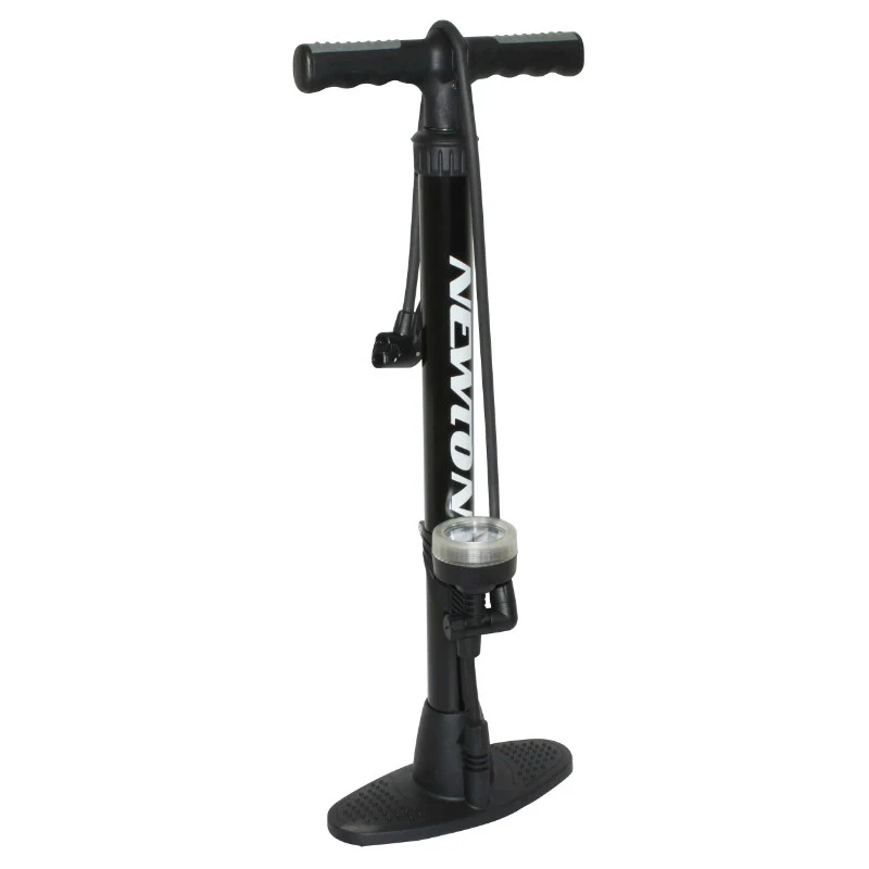 Pompe A Pied Newton Fpr3 Acier Colori Noir Base Résine Raccord Double Style Switch Avec Manometre 11Bars Vp-Vs