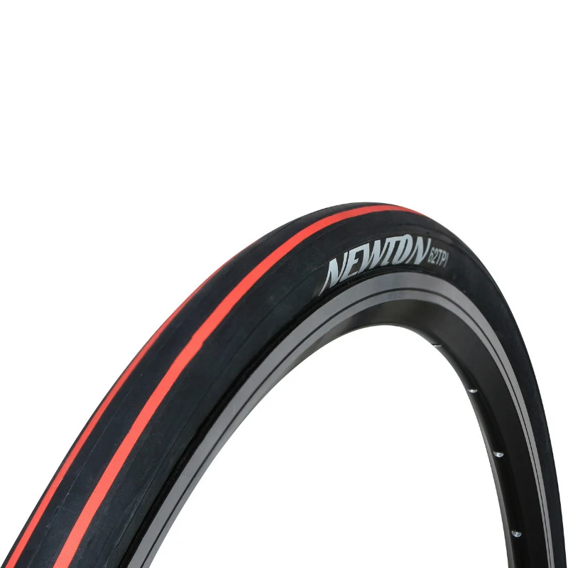 Pneu Route 700 X 25 Newton E-01 Noir Liserets Rouge Ts (25-622)