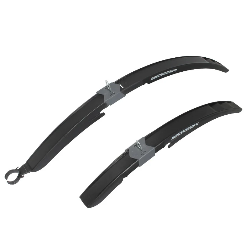 Garde Boue City-VTC Rapide 28" Polisport Mississipi Noir AV+AR Pour V-Brake-Disque (Paire)