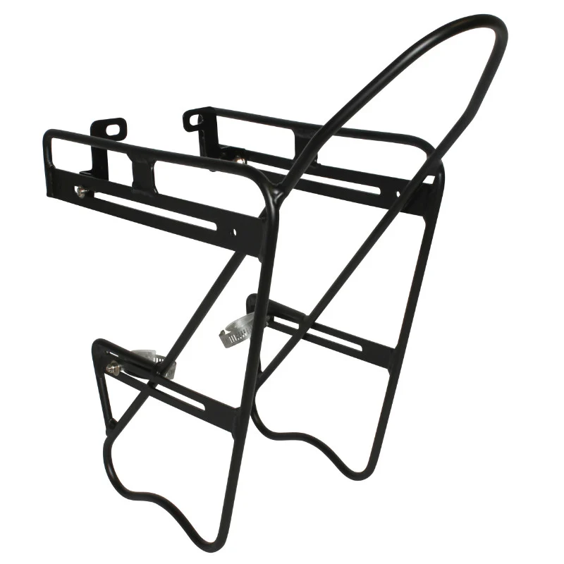 Porte Bagage Vélo Avant A Tringles Zefal Raider Front Alu Noir Réglable Compatible Fourche Suspension-Frein A Disque (18Kg Maxi)