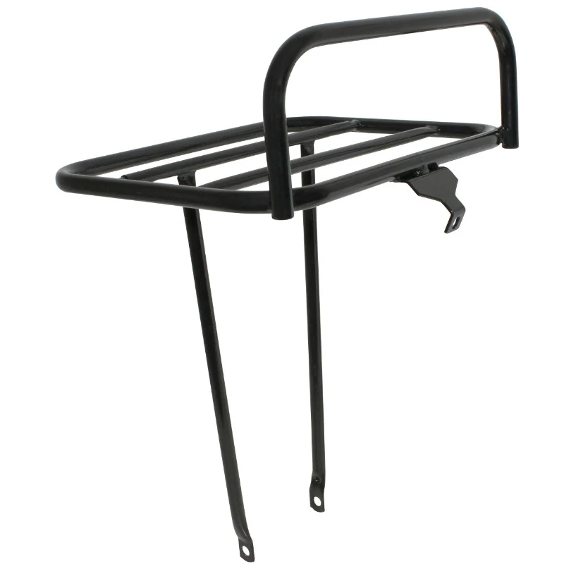 Porte Bagage Vélo Avant A Tringles P2R Large Diam 10 mm Noir 26"-28" (Largeur 36 cm X Longueur 28 cm) Poids Max 10 Kg