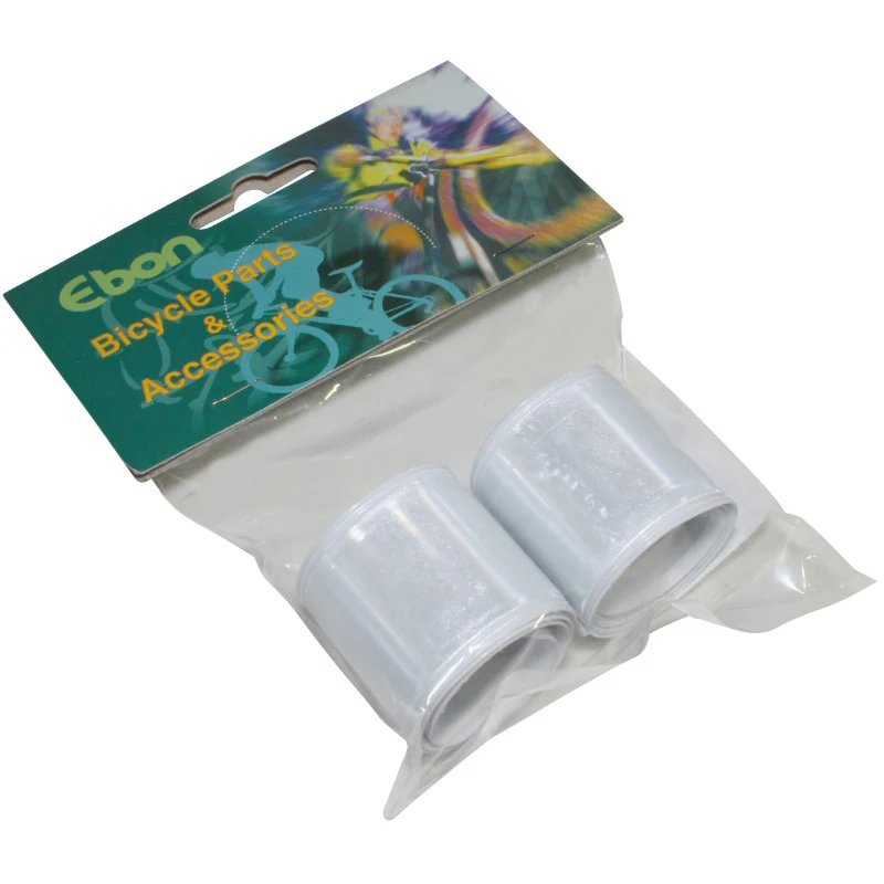 Brassard De Sécurité P2R Pour Bras Ou Jambe Blanc Reflechissant L330X35 mm (Paire)