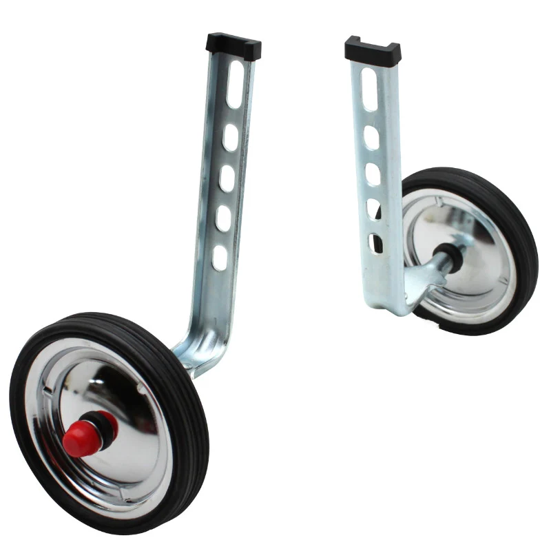 Stabilisateur Vélo Newton Roue Acier Chrome 12-20" (Paire)