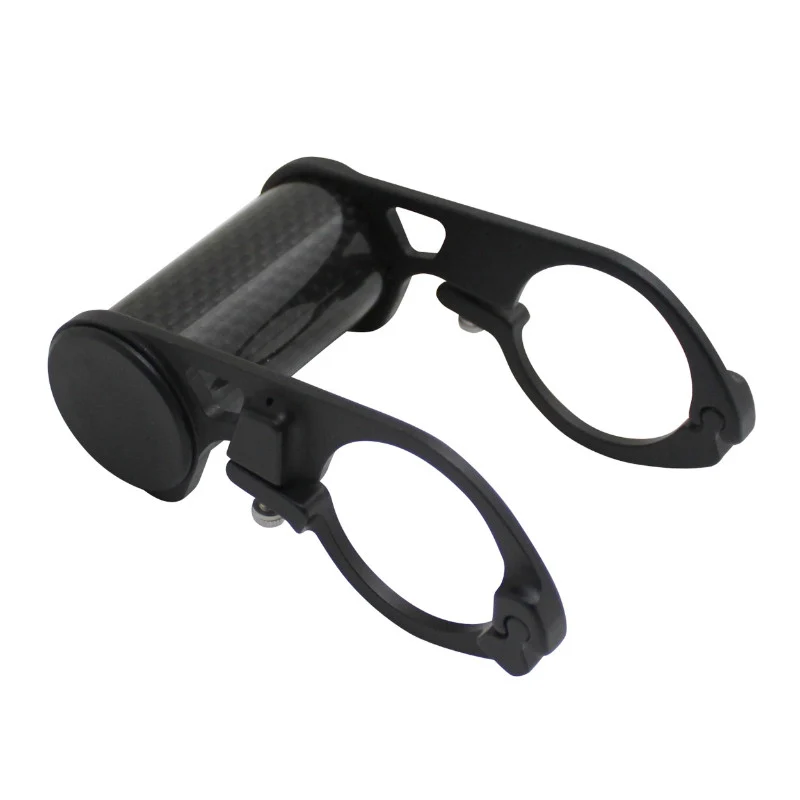 Support Compteur Carbone Pour Cintre 31,8 mm Noir 32G (Largeur 45 mm Et Diamètre 25 mm)
