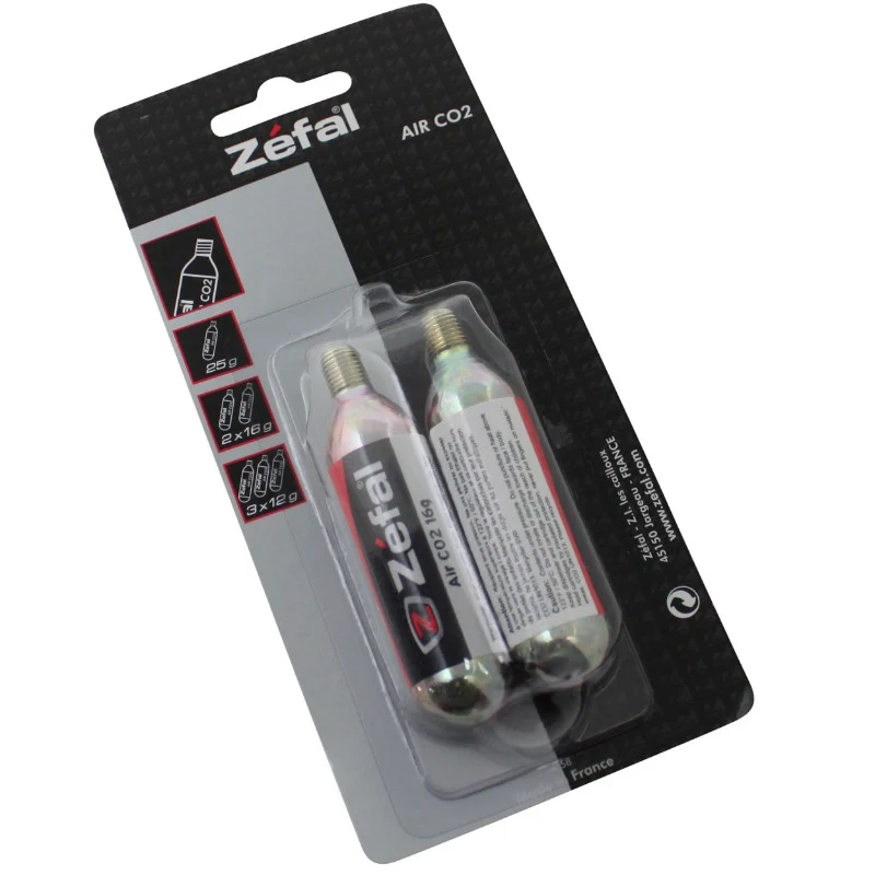 Cartouche CO2 Filete Zefal 16G (Blister De 2)