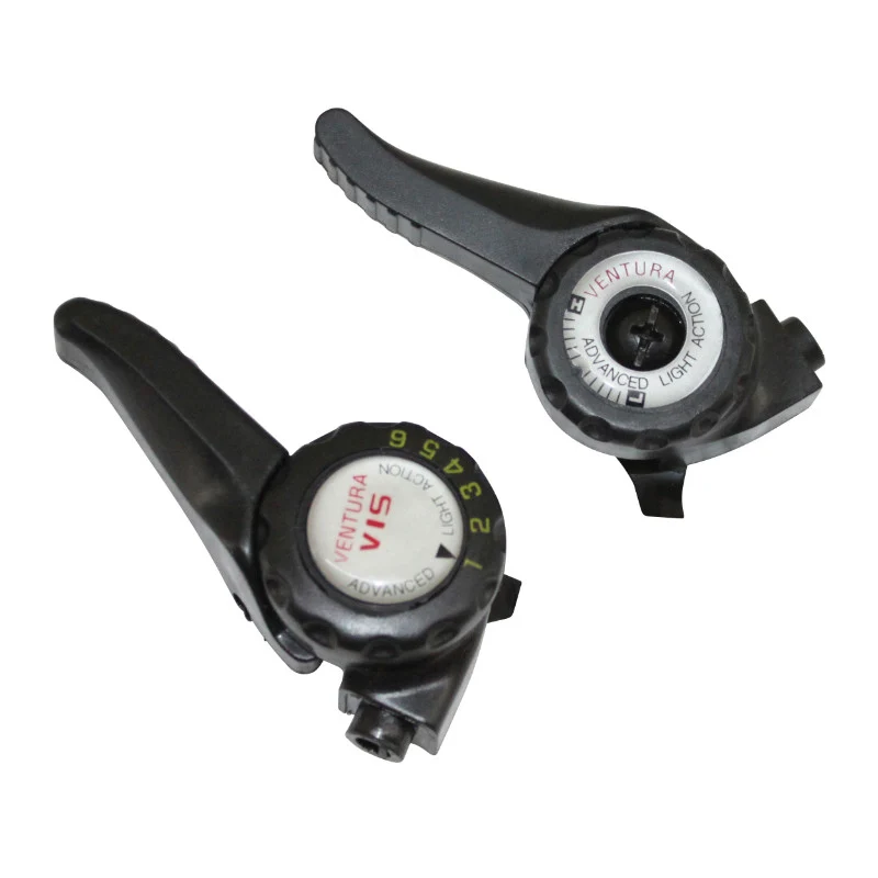 Manette VTT P2R Indexe A Collier Sur Cintre 6V. (Paire)