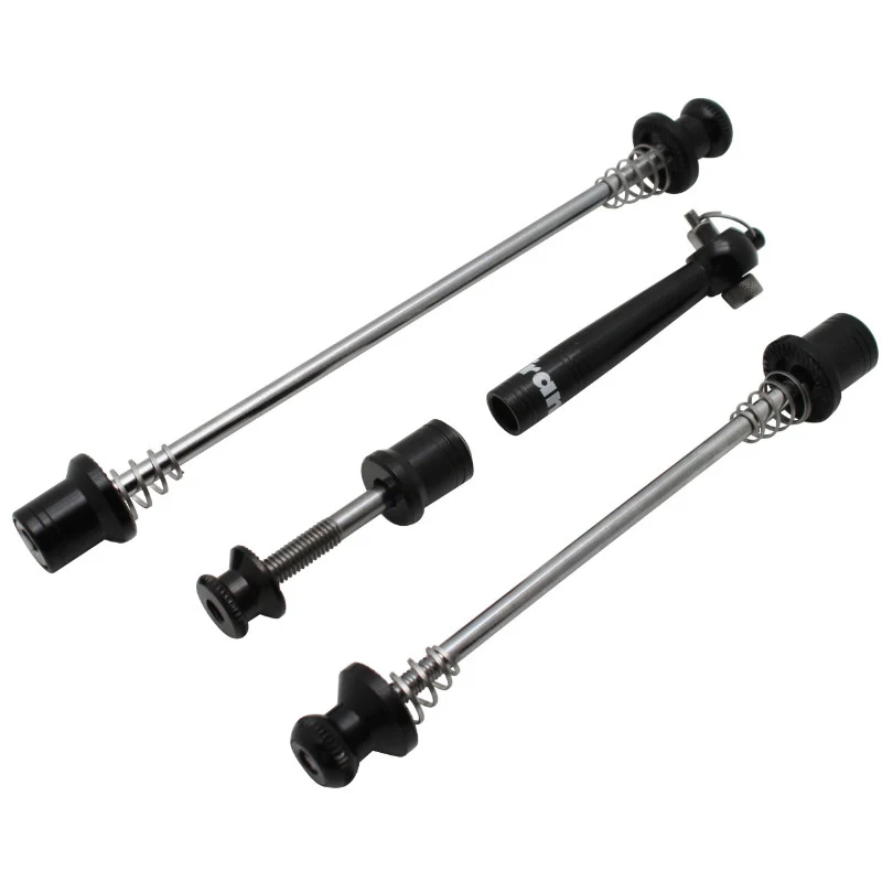 Blocage Antivol De Roue Avant-Arrière + Tige De Selle Newton Noir (Kit 3 Pieces)