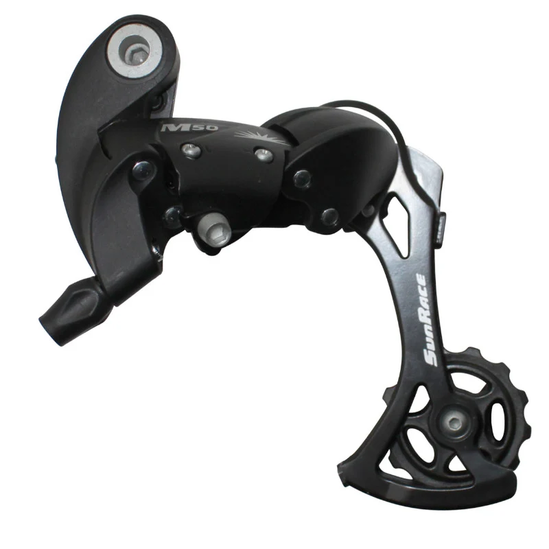 Dérailleur VTT Arrière Sunrace M57 7-8V. Chape Longue A Vis (Compatible Shimano)