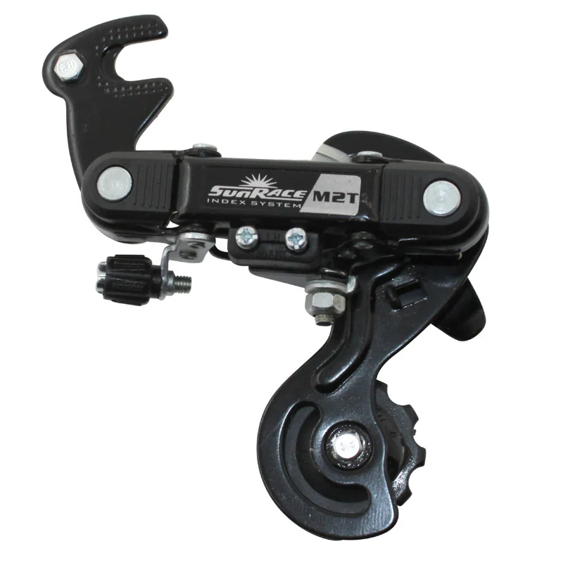 Dérailleur Route Arrière Sunrace 6-7V. Chape Courte Avec Patte (Compatible Shimano)