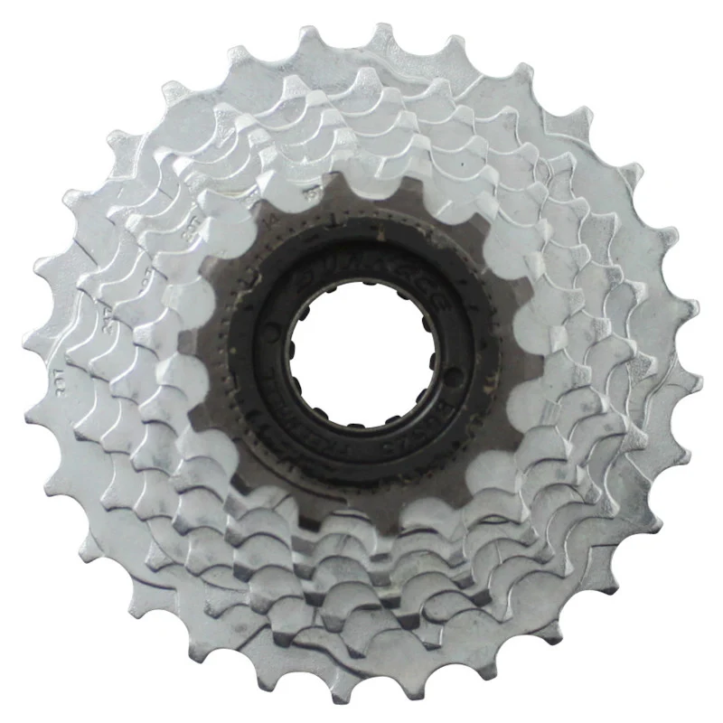 Roue Libre 7V. Sunrace 14-28 Argent Indexee (En Boite)
