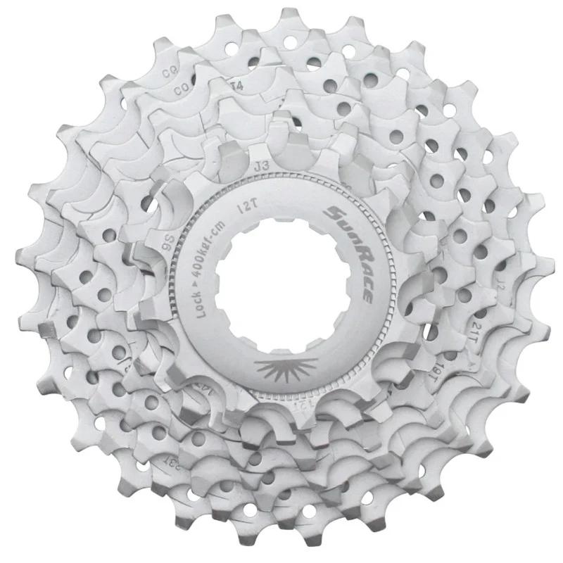 Cassette 9V. Sunrace R91 12-25 Route Pour Shimano Nickel (Livre En Boite) (12-13-14-15-17-19-21-23-25)