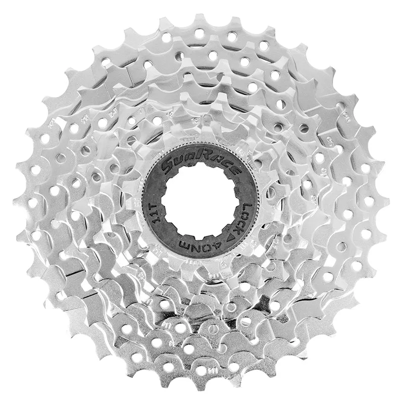 Cassette 9V. Sunrace M96 11-32 VTT Pour Shimano-Sram Nickel (Livre En Boite) (11-12-14-16-18-21-24-28-32)