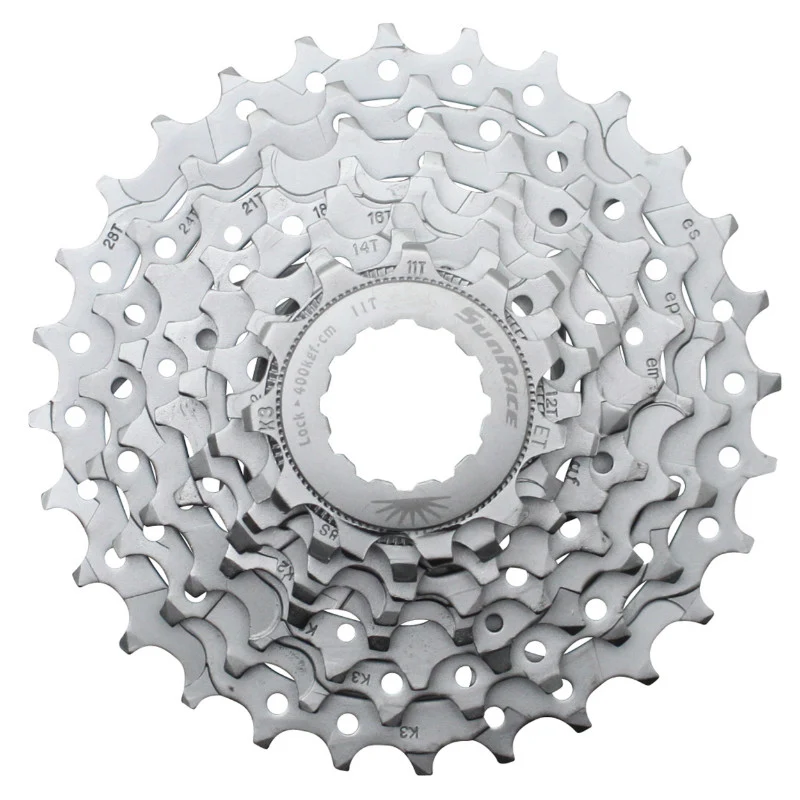 Cassette 8V. Sunrace R86 11-28 Route Pour Shimano-Sram Nickel (Livre En Boite) (11-12-14-16-18-21-24-28)