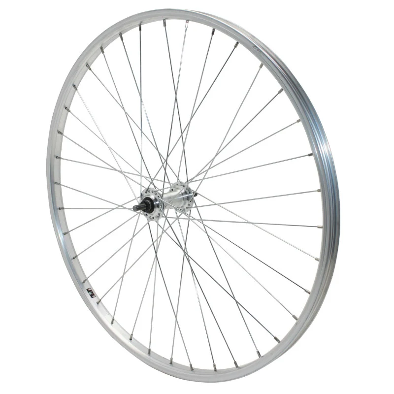 Roue VTT Patin 26" Alu Avant Moyeu Alu Axe Plein (Vendu Avec Écrou 9X100) Jante 21C
