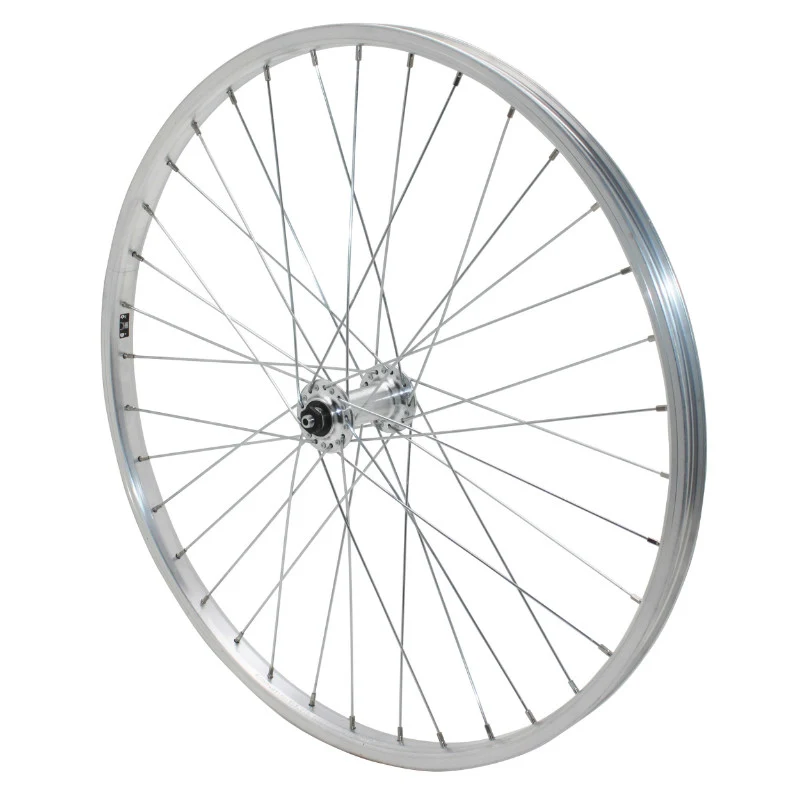 Roue VTT Patin Blocage 24" Alu Avant Moyeu Alu Jante 21C