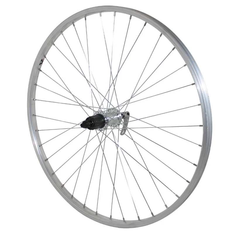 Roue VTT Patin Blocage 26" Alu Arrière Moyeu Shimano Qc300 10-9-8V Compatible 7V 36 Rayons Jante 21C