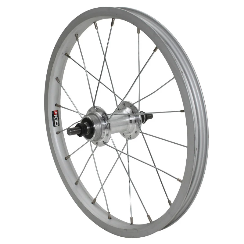 Roue VTT Patin 16" Arrière 16X1,75 Alu Moyeu Acier Axe Plein Roue Libre 1V (Vendu Sans Écrou 9X100)