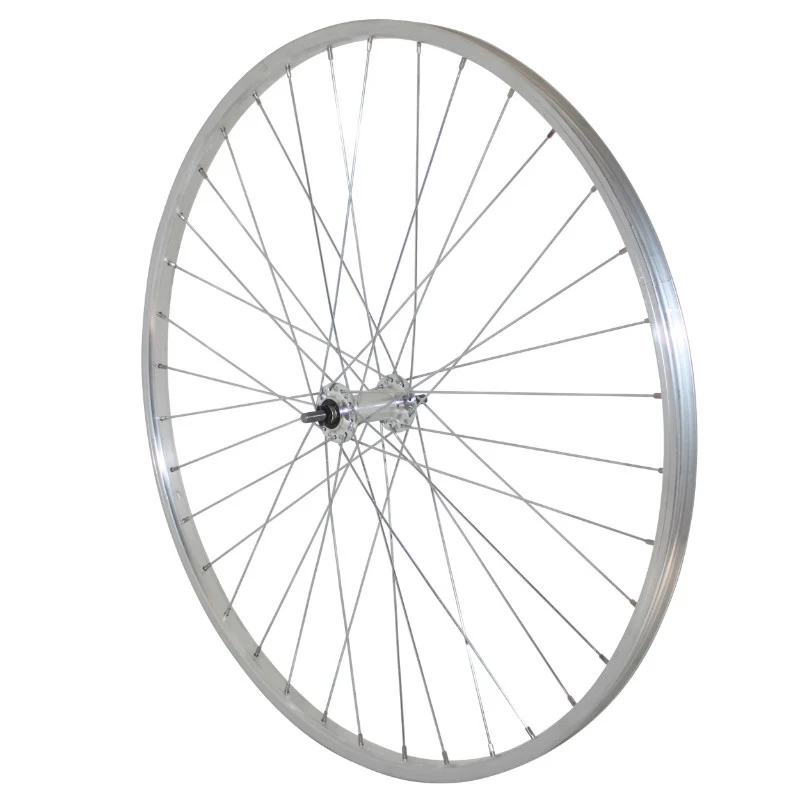 Roue VTC - City Patin 700 X 28 - 35 Avant Jante Et Moyeu Alu Axe Plein (Vendu Avec Écrou 9X100) Jante 19C