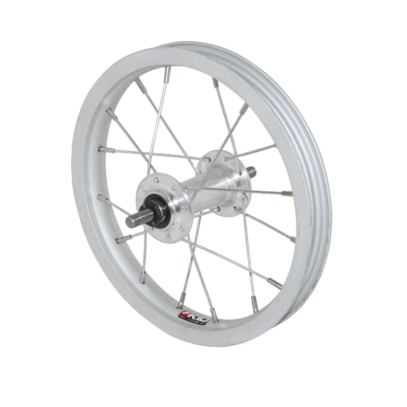 Roue City Patin 12" Avant Jante Et Moyeu Alu Axe Plein 203-12