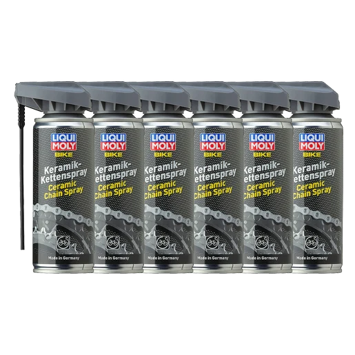 Spray céramique d´entretien pour chaînes bike, 200 ml, 6 pulvérisateurs par carton