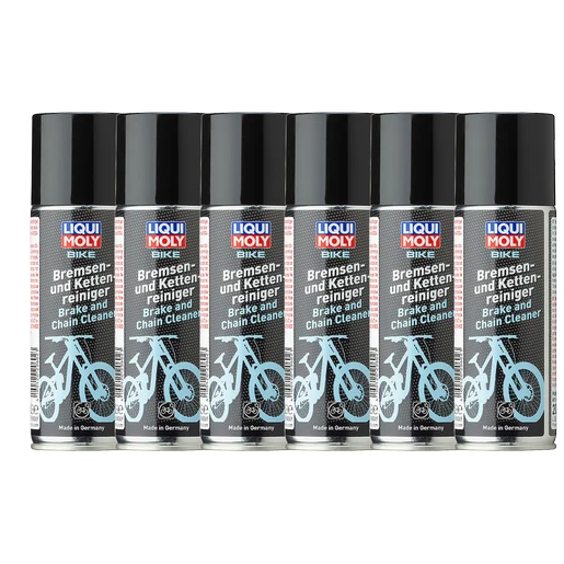 Nettoyant pour chaînes et freins, 400 ml, 6 pulvérisateurs par carton