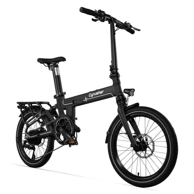 CYRUSHER Sonder 20" Vélo électrique pliable pneus larges suspension moteur 250W 48V 10Ah Batterie