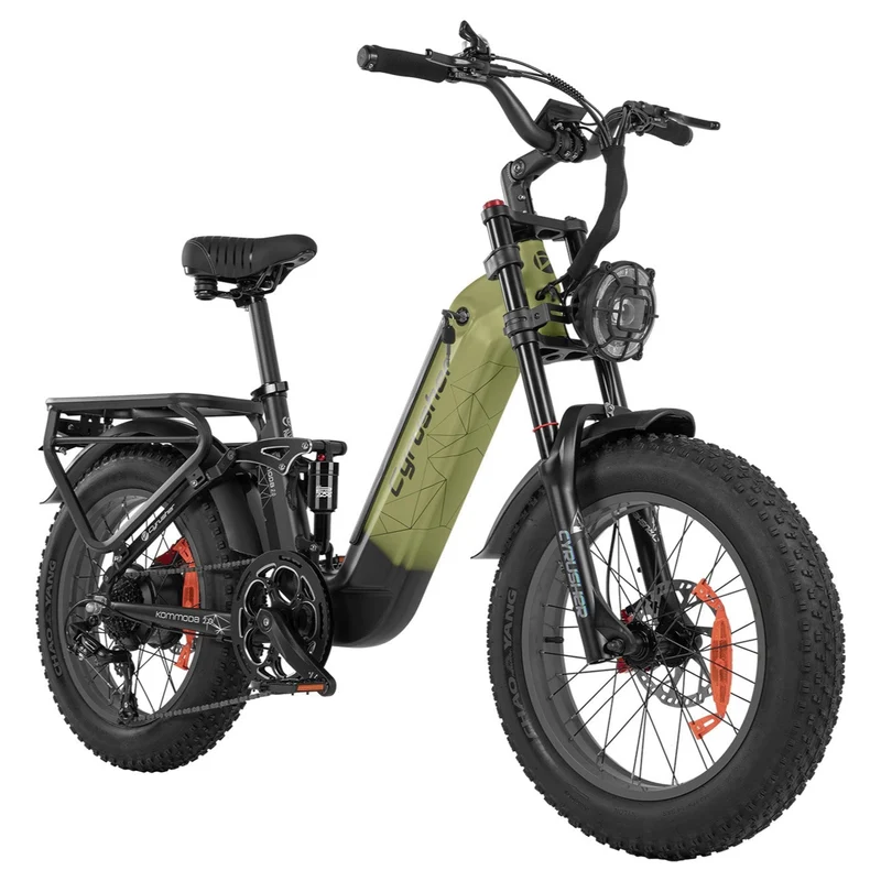 CYRUSHER Kommoda 2.0 20" vélo électrique à enjambement pneus fat moteur 250W 48V 20Ah Batterie
