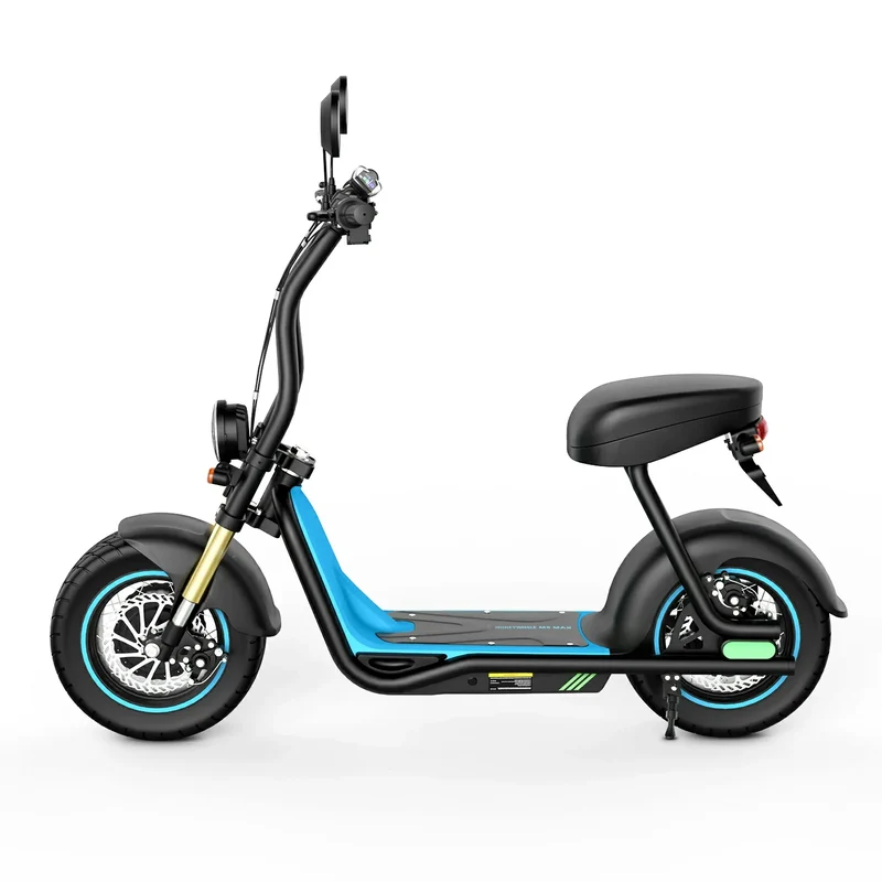 HONEYWHALE M5 MAX 14" Trottinette électrique de transport avec siège 1000W Moteur 54.6V 13Ah Batterie