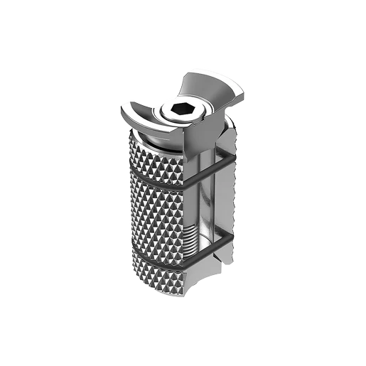 Étoile à vis avec guide-câble pour pivot de fourche acier et alu 24,0 - 25,4 mm