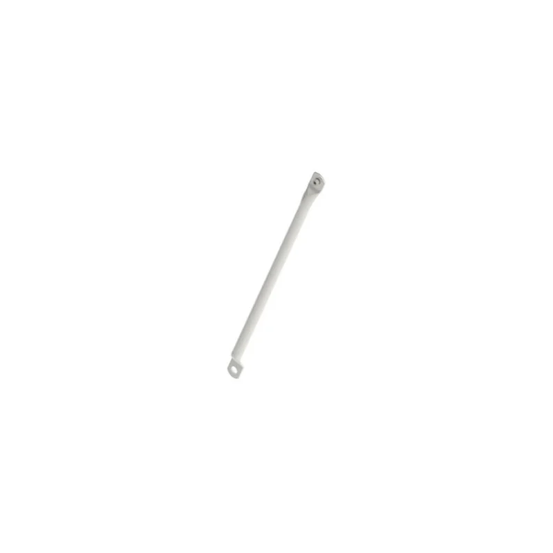 Pied porteur avant Steco sans crochet d'éclairage blanc