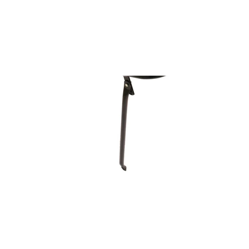 Pied porteur avant Steco sans crochet d'éclairage m noir