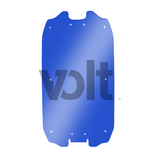 Carbon Revo Doublure DE Deck 3MM Bleu Translucide - Dualtron Ultra