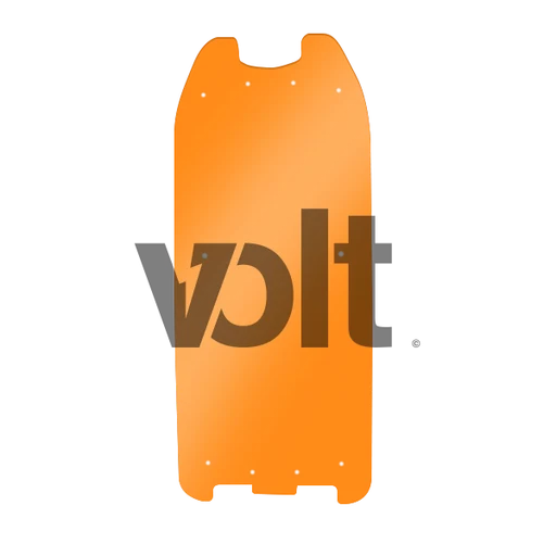 Carbon Revo Doublure DE Deck 3MM Orange Translucide - Dualtron 2