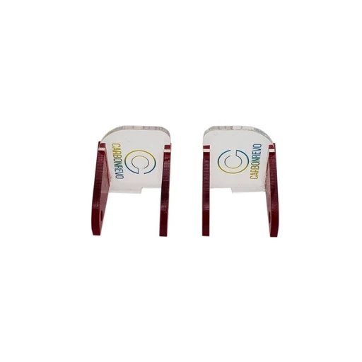 Carbonrevo Cache LED Avant Rouge Translucide -paire - Dualtron RAPTOR/1/2/ULTRA