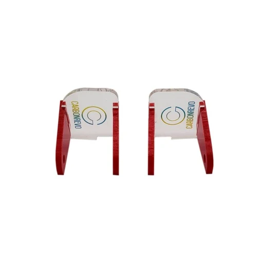 Carbon Revo Cache Pour LED Avant Rouge - 1 Paire - Dualtron RAPTOR/1/2/ULTRA