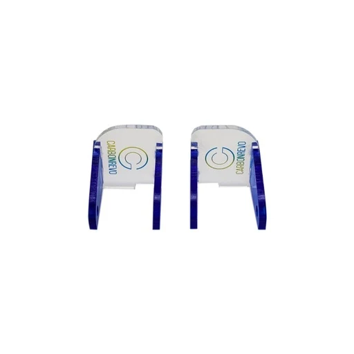 Carbonrevo Cache LED Avant Bleu Translucide - Paire - Dualtron RAPTOR/1/2/ULTRA