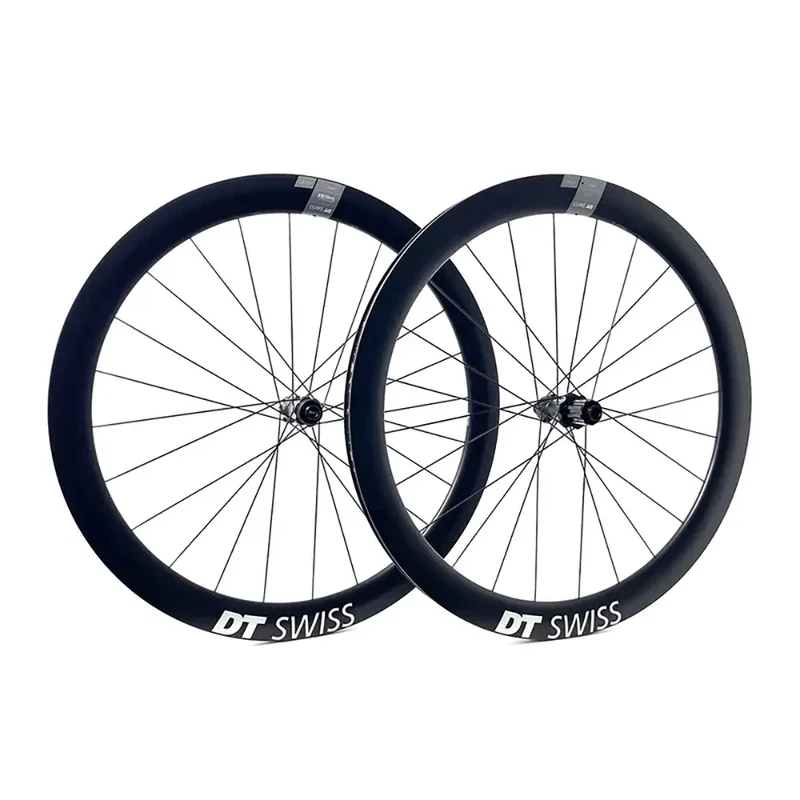 Paire de roues DT Swiss ERC 1600 Spline Disc Carbone 45 mm (avec pneus)